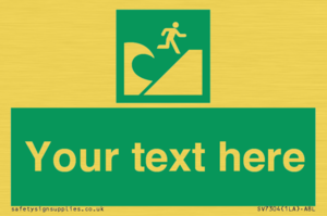 Custom Safe Condition Tsunami evacuation area